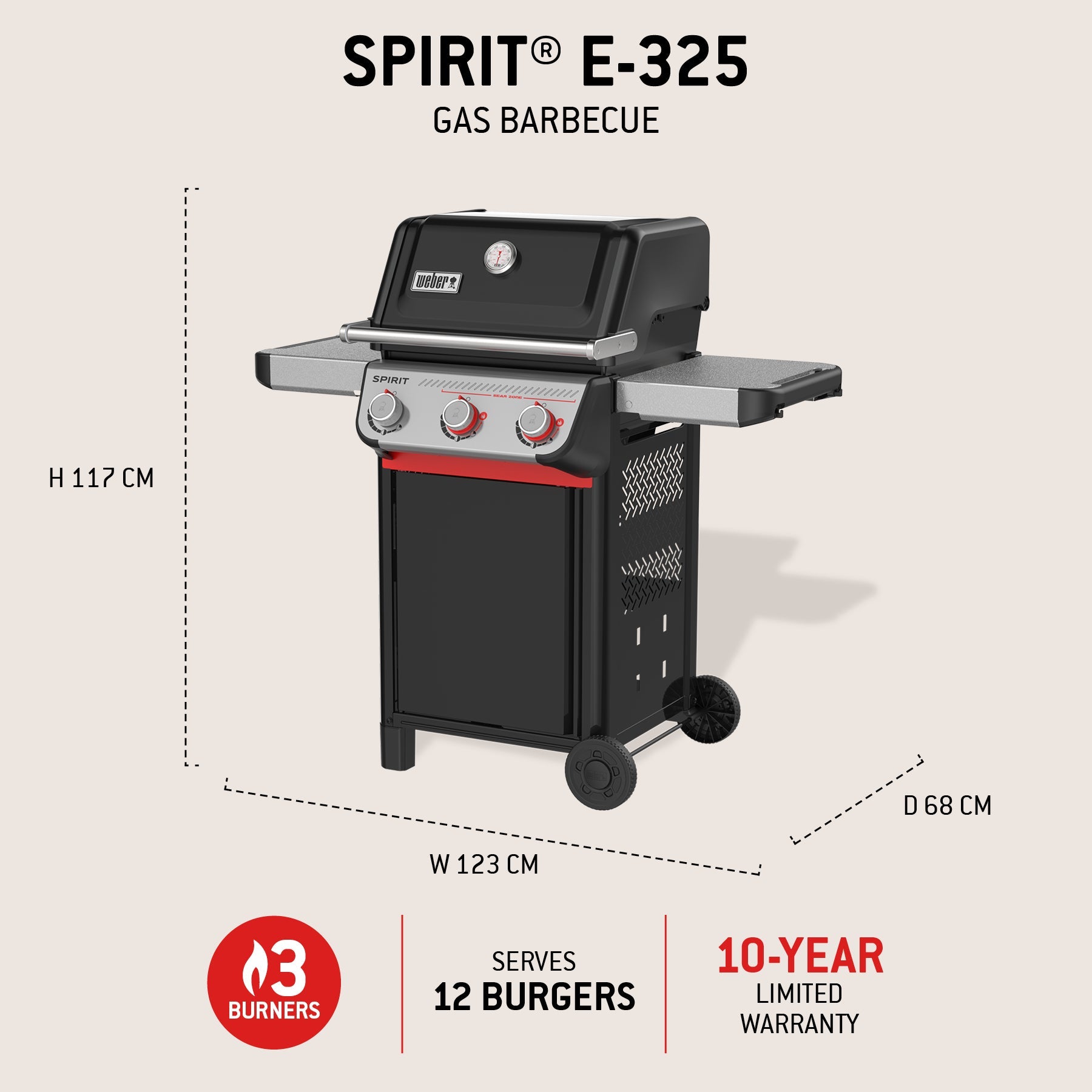 Weber Spirit E-325 Gas BBQ