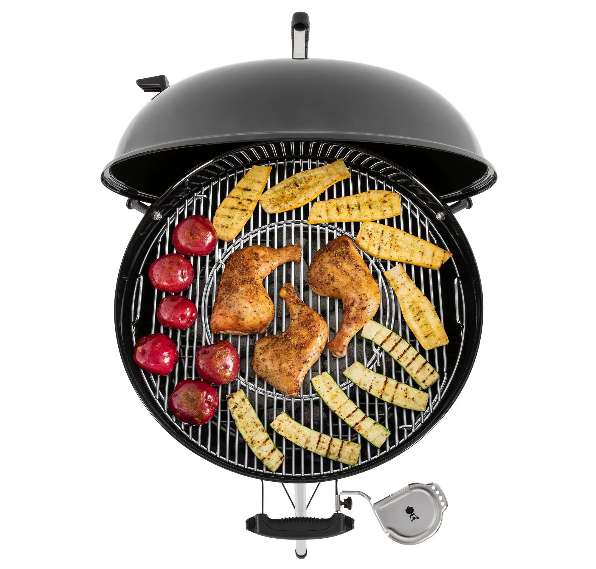 NEW for 2026 Ocean Blue Weber Mastertouch C-5755 Charcoal Kettle Barbecue
