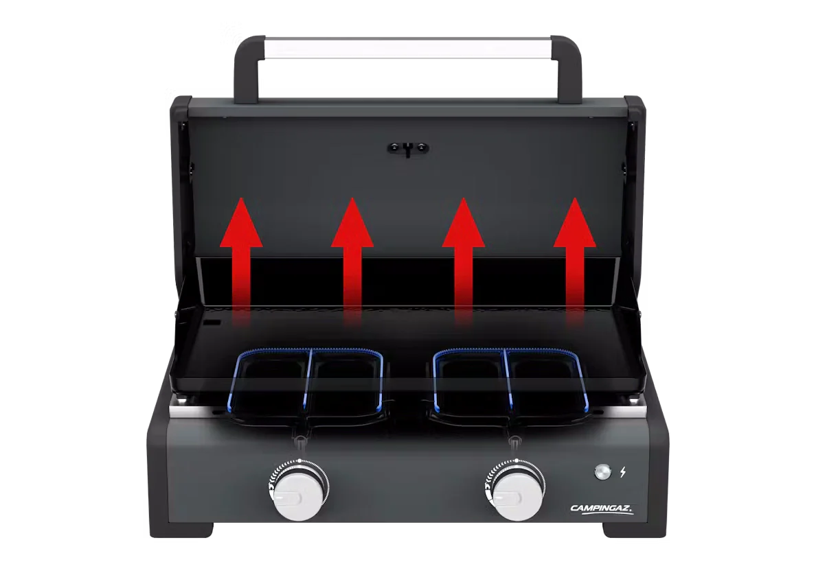 Campingaz Sigma 2 Gas Plancha Griddle with Hood