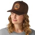 Built for the Wild Duck Flat Brim Hat - Dark Brown