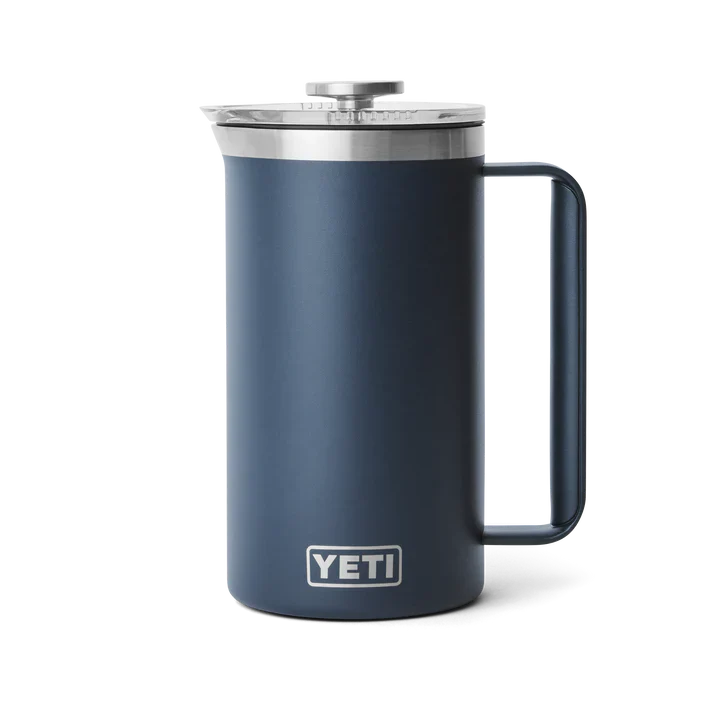 Yeti French Press With Lid - Navy