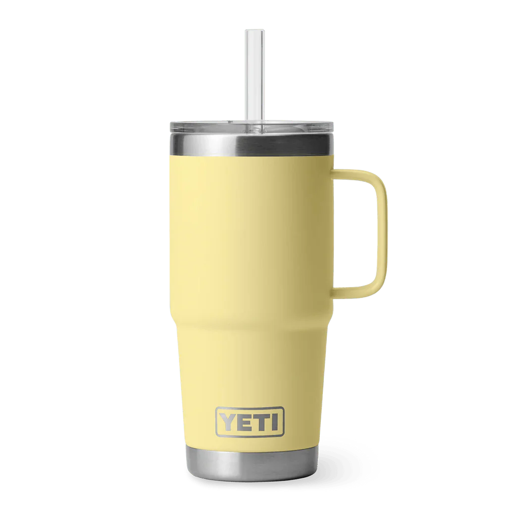 Yeti Rambler 25oz Straw Mug
