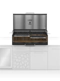 Flamery Large Asado BBQ with 50/50 Split Grill