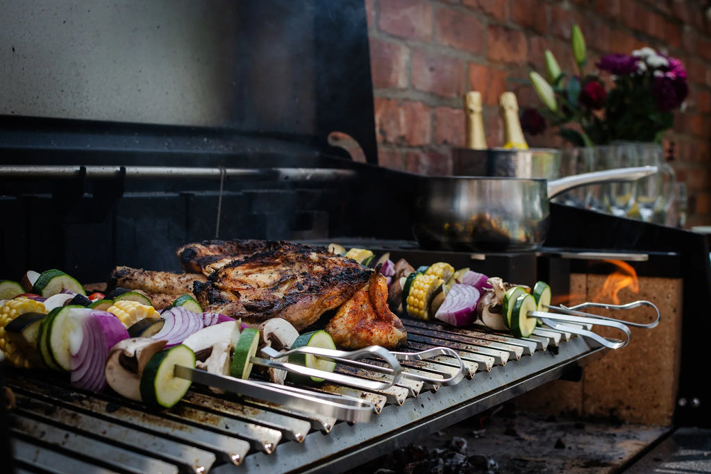 Flamery Small Asado BBQ with 50/50 Split Grill