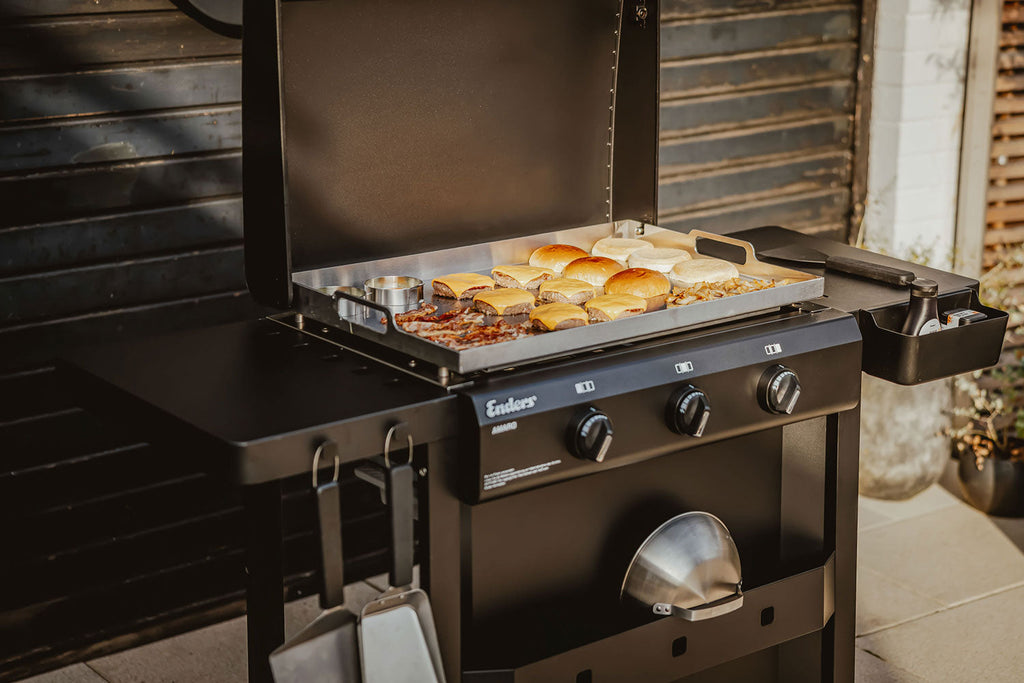 Enders Amaro 3 Burner Stainless Steel Gas BBQ Griddle WITH FREE COVER