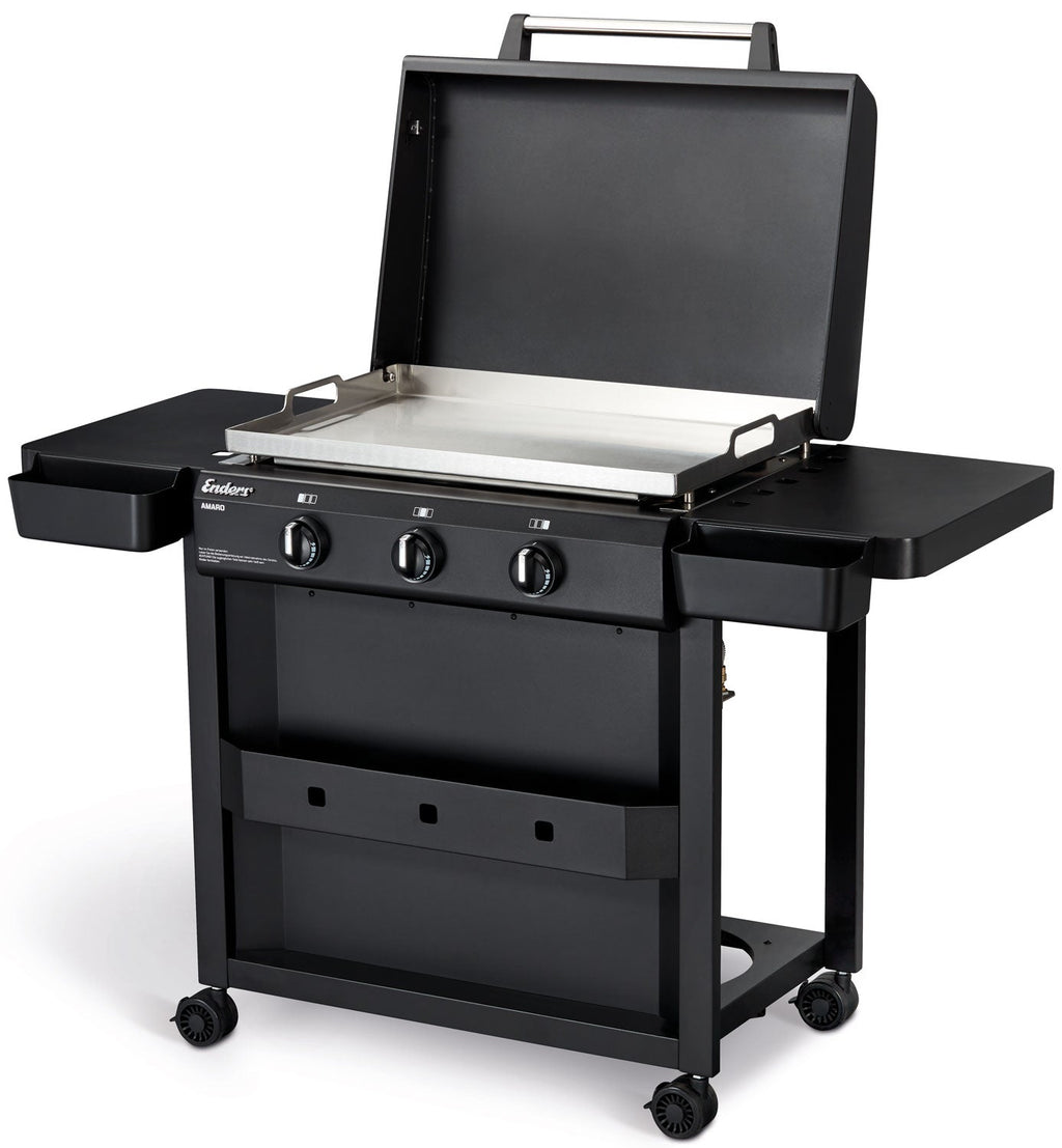 Enders Amaro 3 Burner Stainless Steel Gas BBQ Griddle WITH FREE COVER