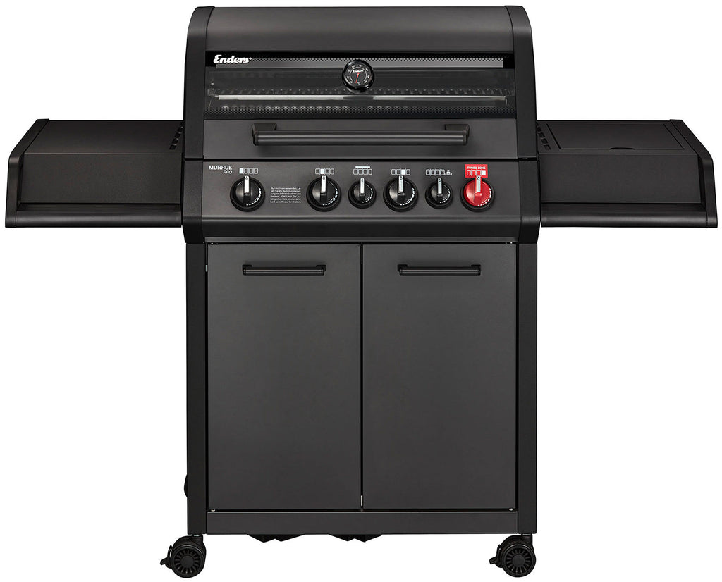 Enders Monroe Pro 4 SIK Turbo Shadow 4 Burner Gas Barbecue WITH FREE COVER
