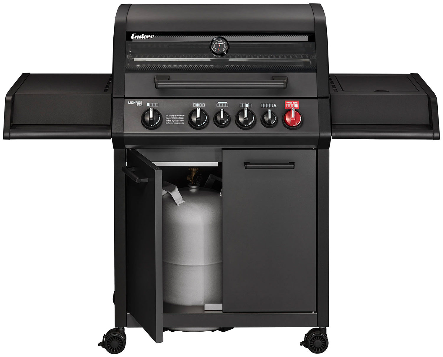 Enders Monroe Pro 4 SIK Turbo Shadow 4 Burner Gas Barbecue WITH FREE COVER