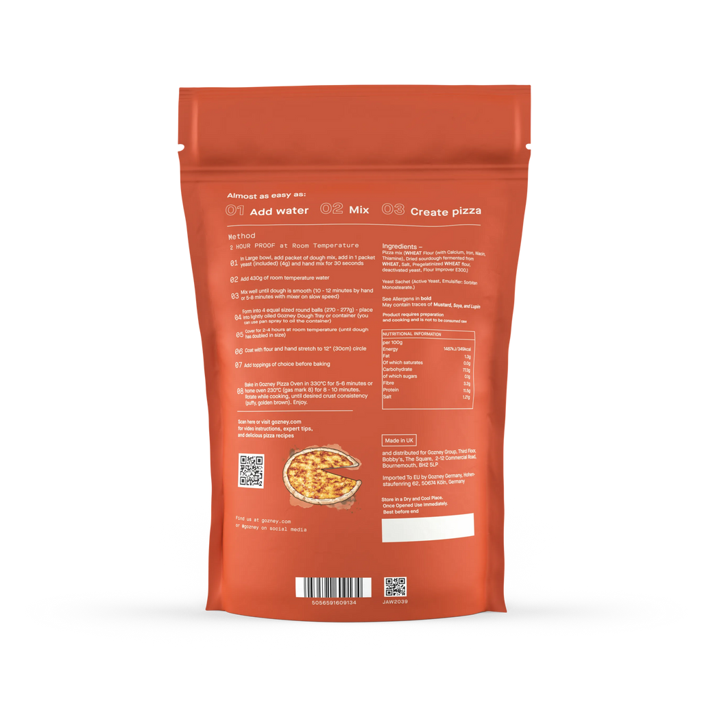 Just Add Water Classic Dough Mix for 4 x 12 Pizzas