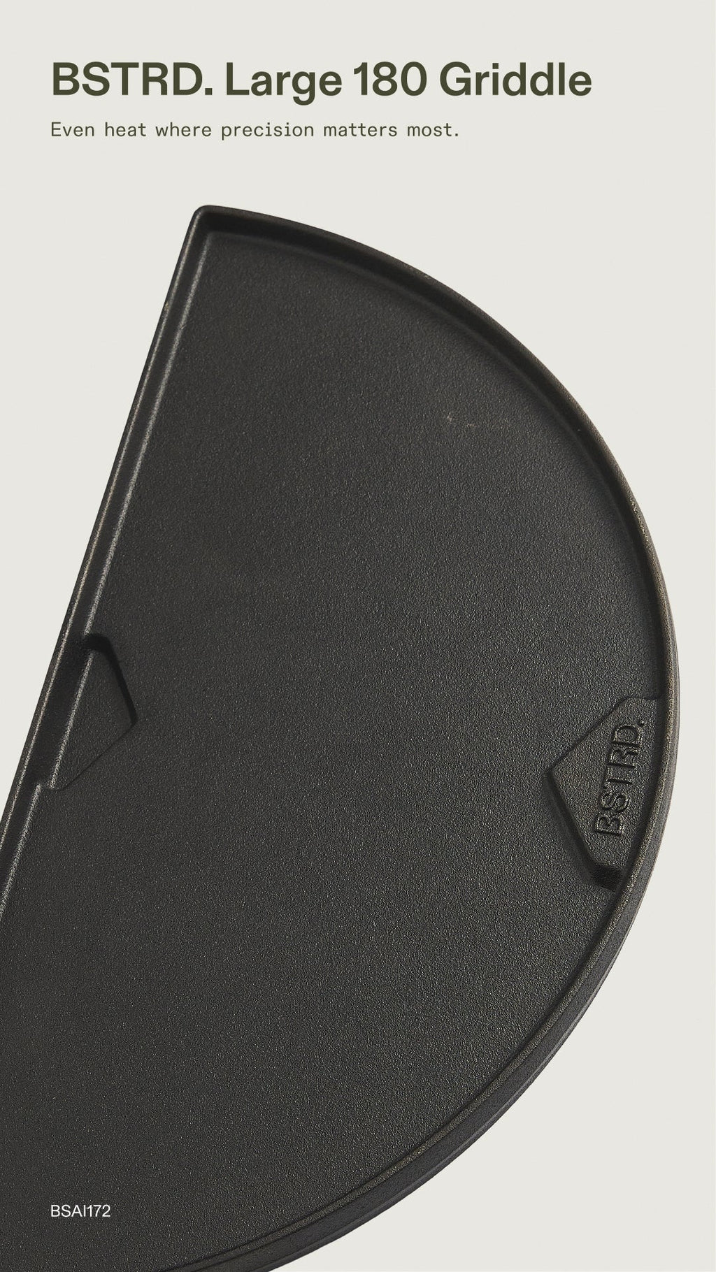 BSTRD. Large 180 Griddle