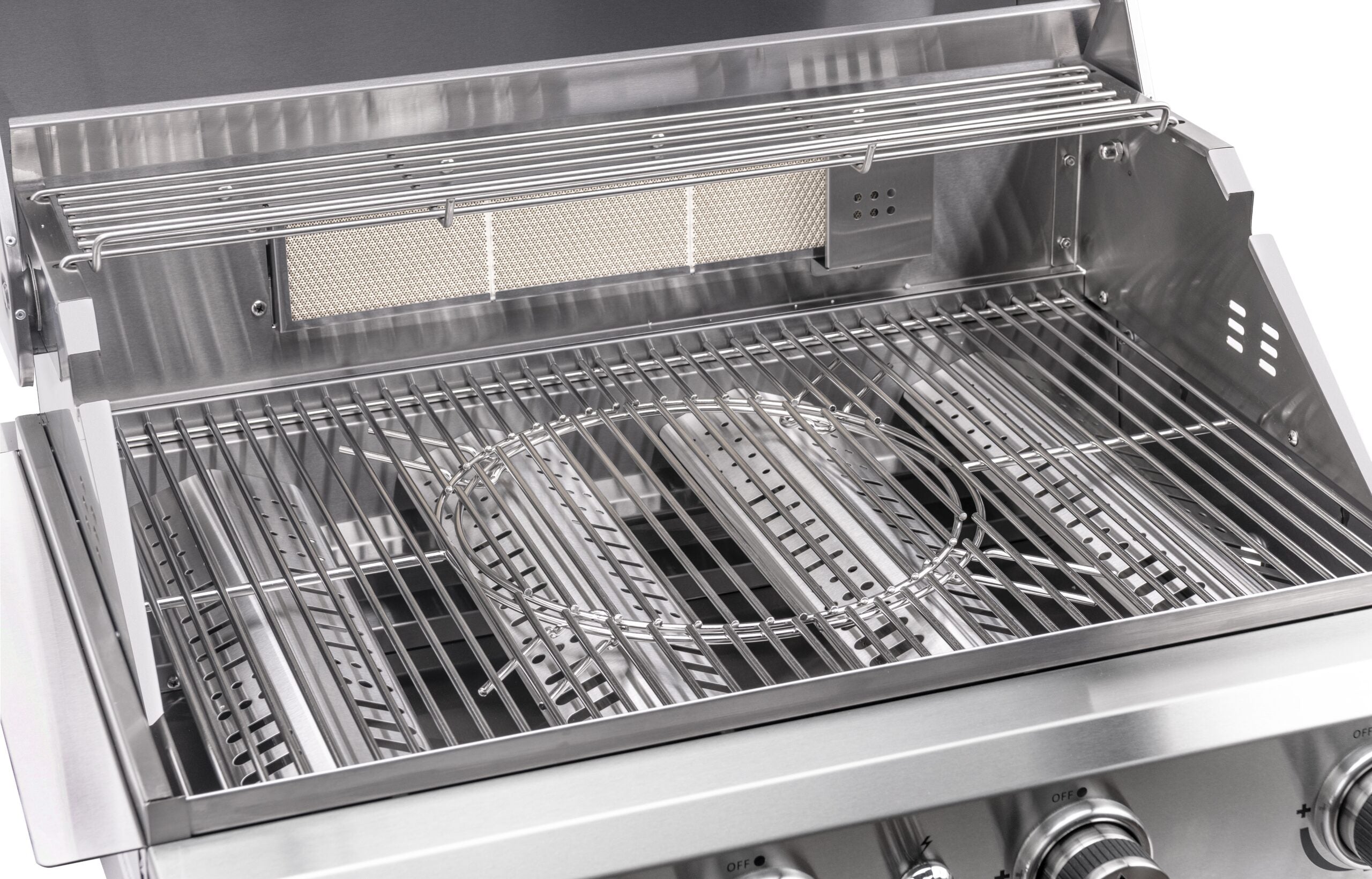 Outback Signature 4 Burner Hybrid Stainless Steel BBQ - Built-In