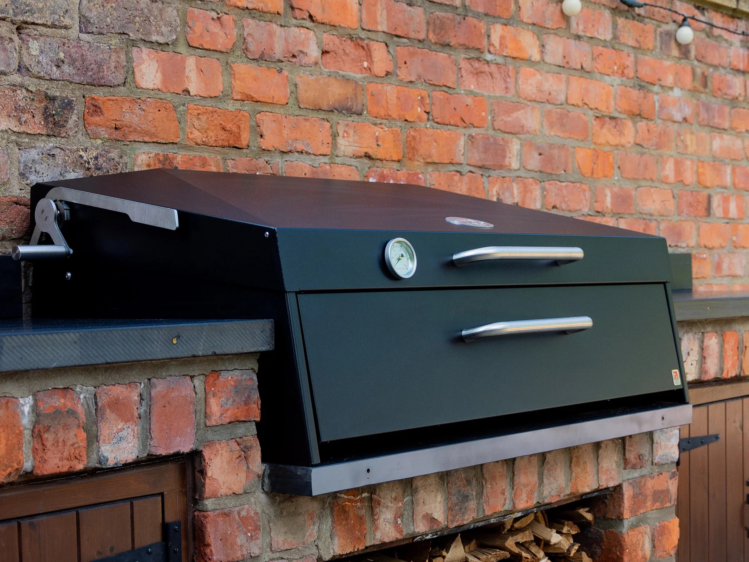 Flamery Small Asado BBQ with 50/50 Split Grill