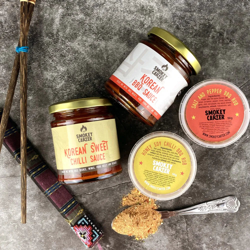 Korean Style Barbecue Rub and Sauce Tube by The Smokey Carter