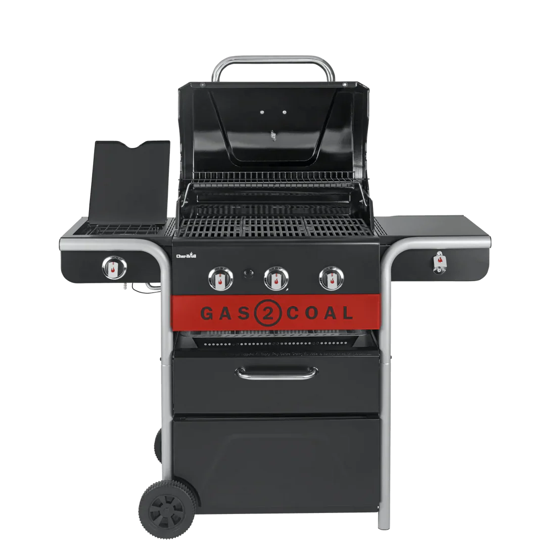 Char-Broil 3 Burner Gas2Coal 2.0 Hybrid Gas & Charcoal BBQ