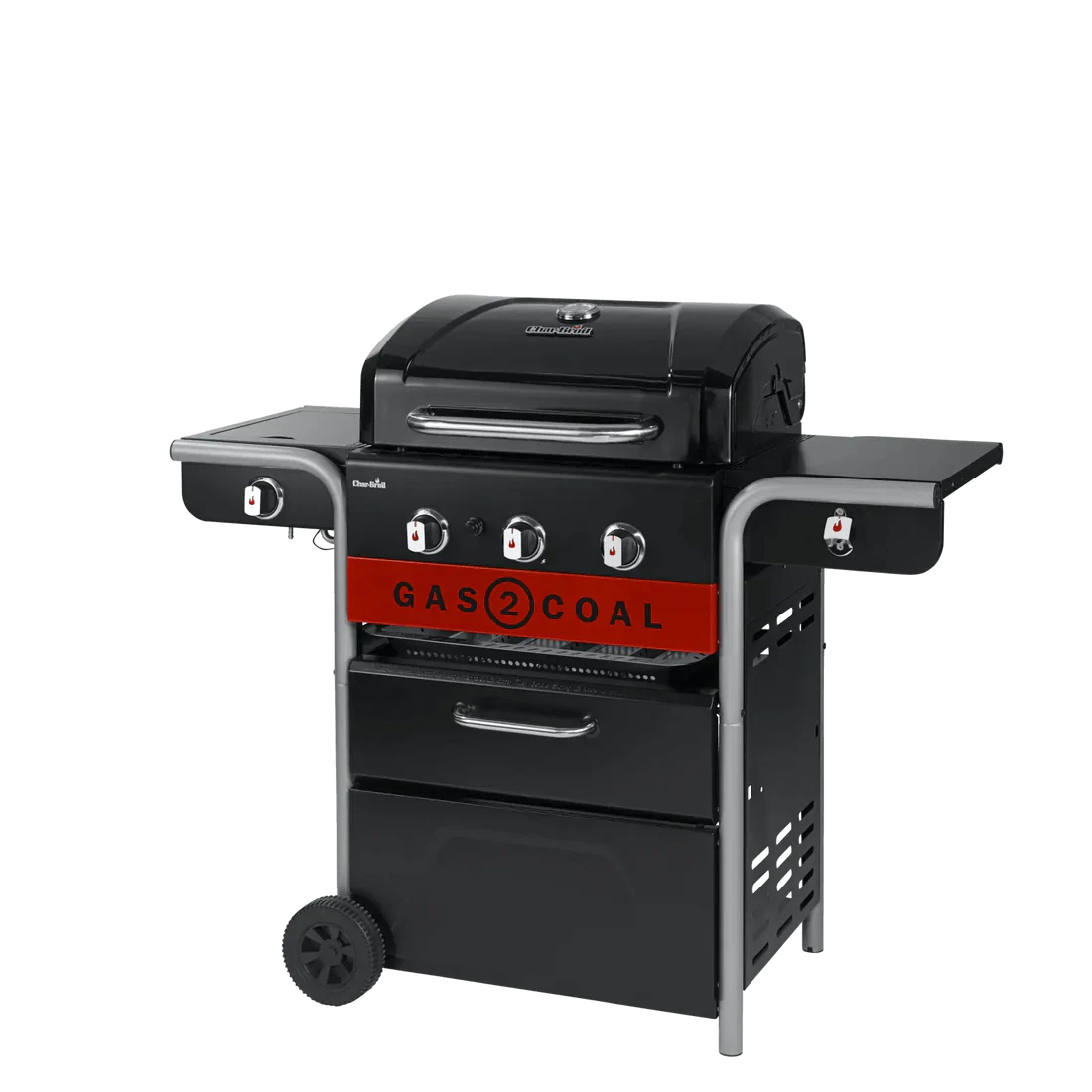 Char-Broil 3 Burner Gas2Coal 2.0 Hybrid Gas & Charcoal BBQ