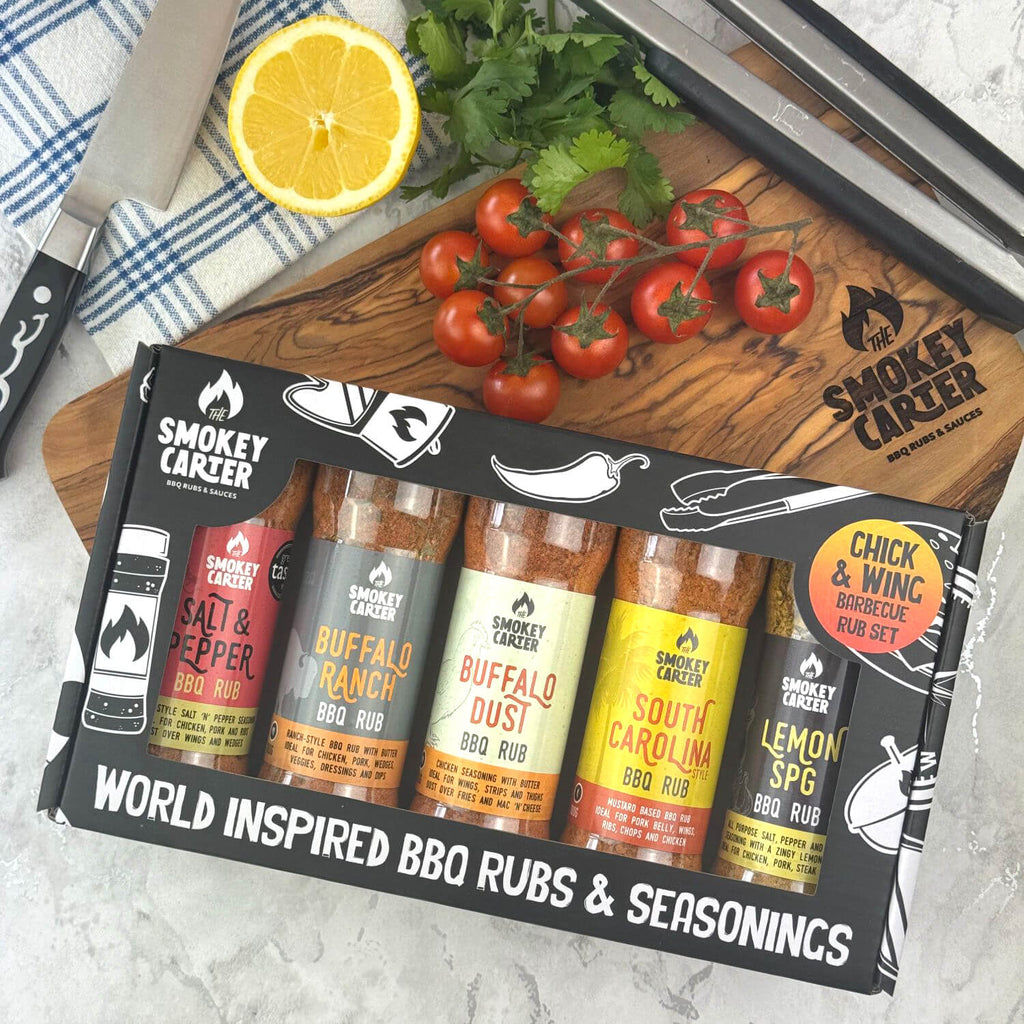 Chicken & Wing Barbecue Set by The Smokey Carter 