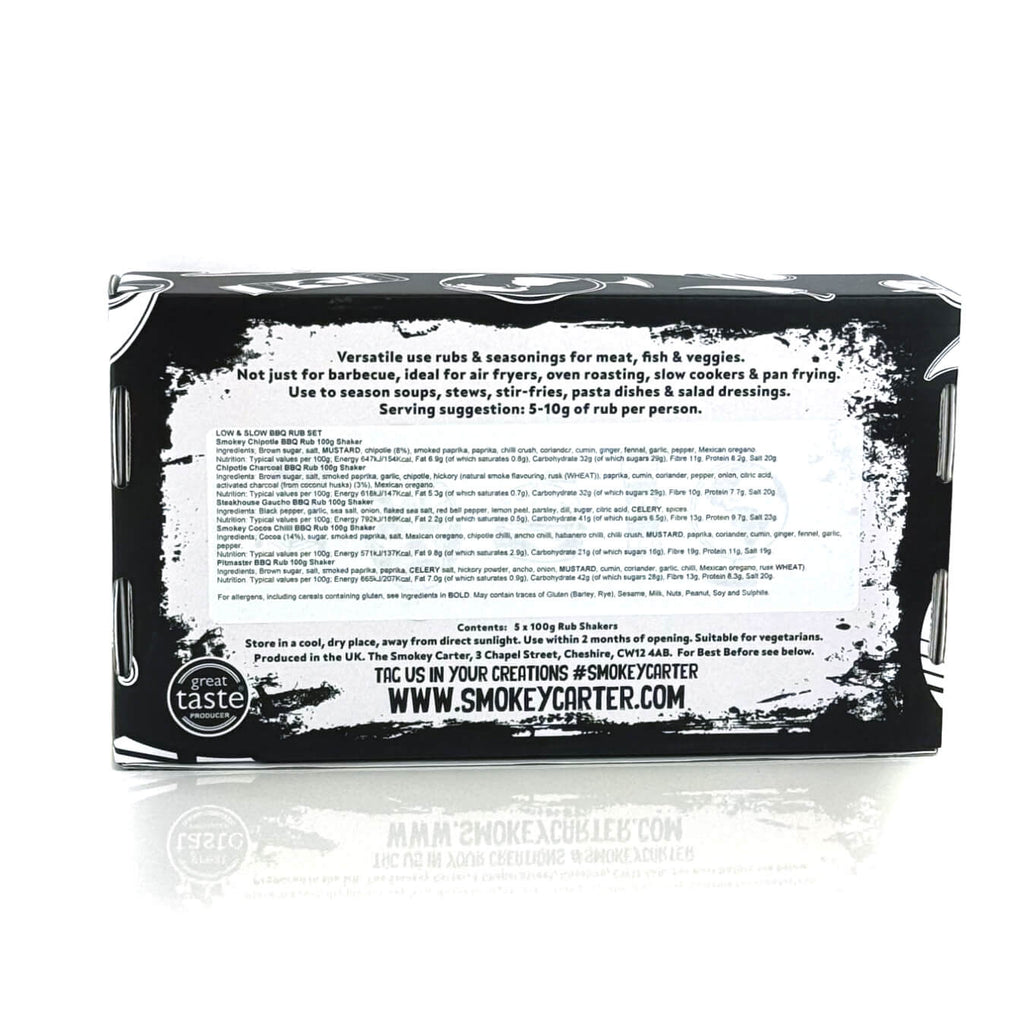 Low & Slow Barbecue Rub Seasoning Set by The Smokey Carter