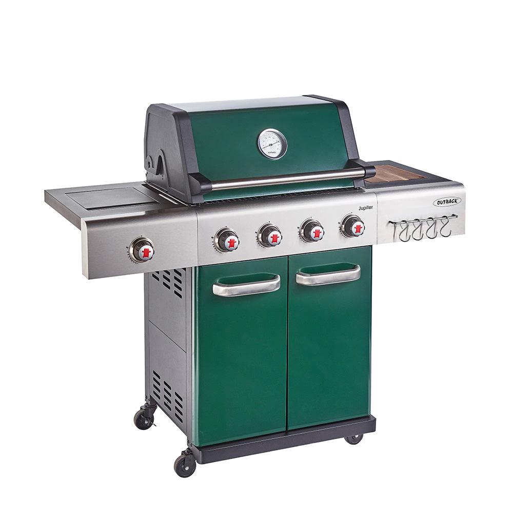 Outback Green Jupiter 4 Burner Hybrid  Barbecue