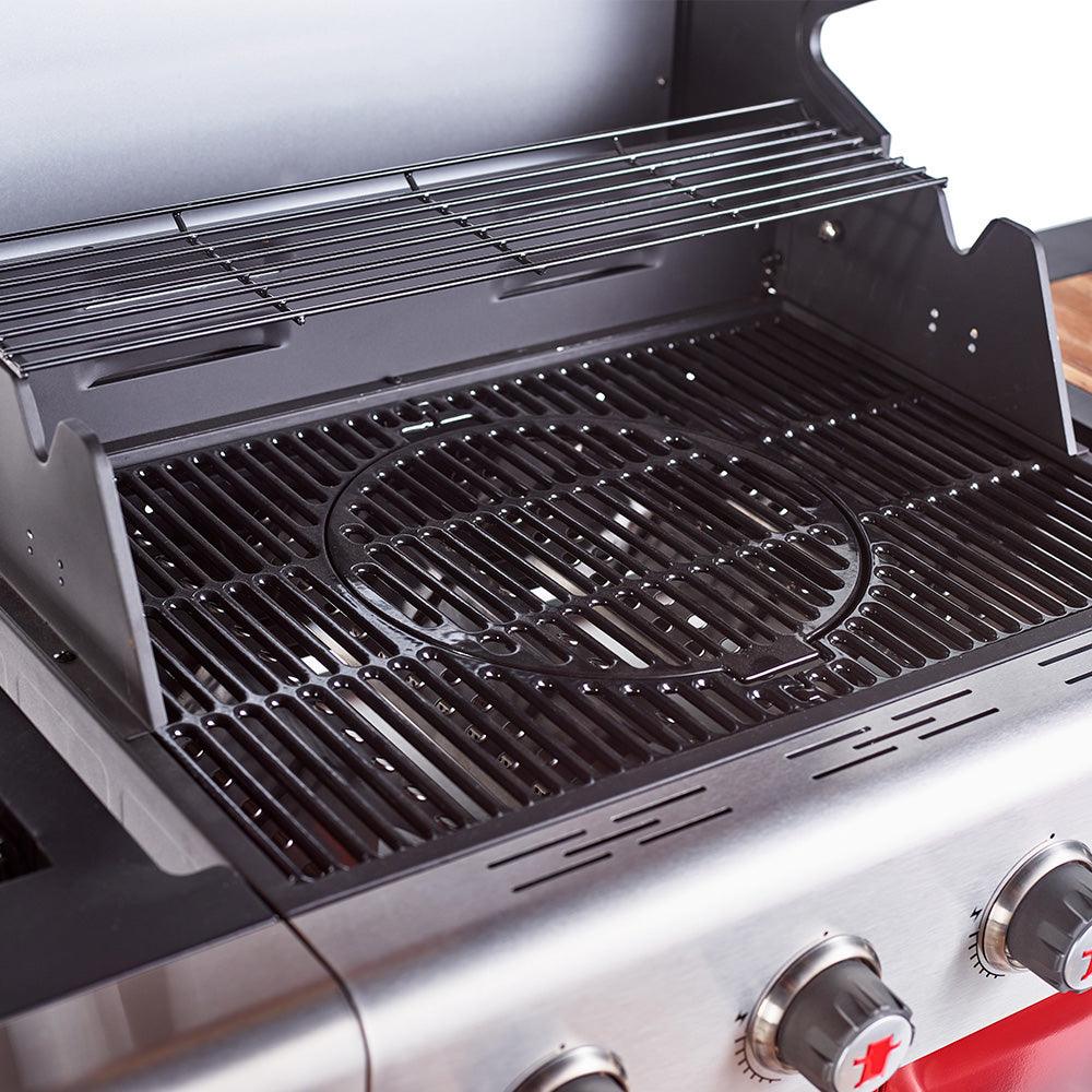 Jupiter 4 Stainless Steel Hybrid BBQ with Cover, Pizza Stone and Griddle