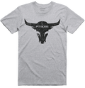 Pit Boss Men's Grey Bull T-Shirt LARGE