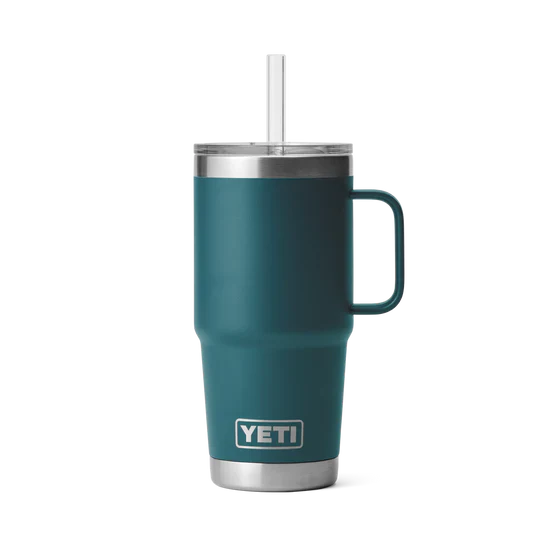 Yeti Rambler 25oz Straw Mug