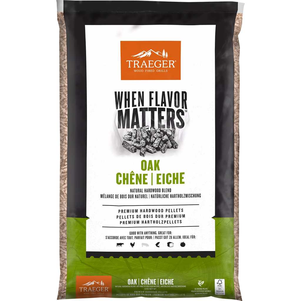 Traeger Oak Wood Pellets FSC 9kg