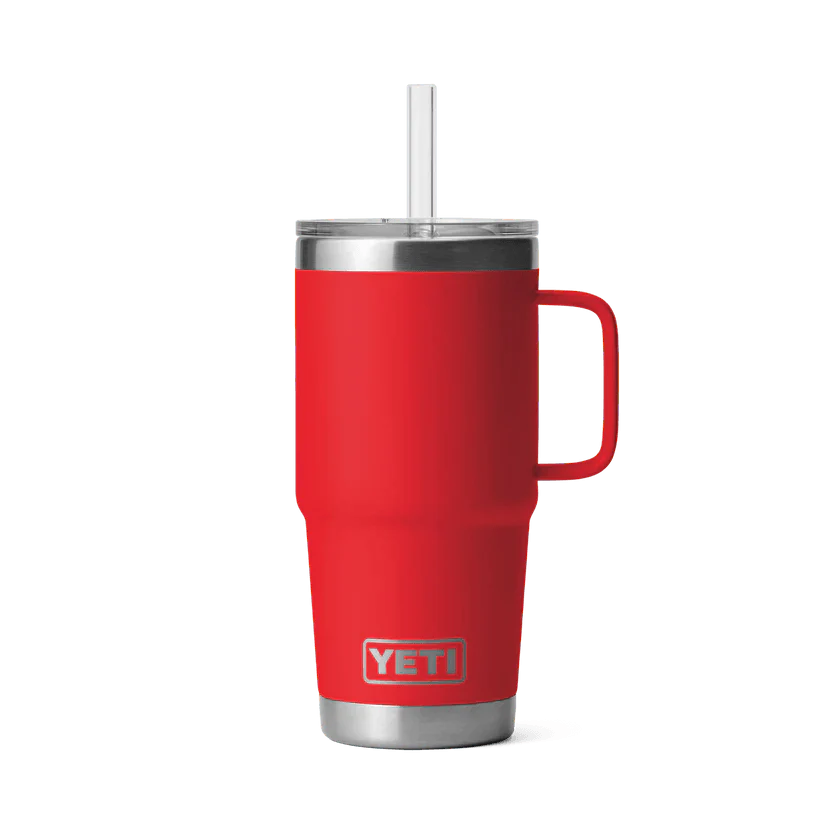 Yeti Rambler 25oz Straw Mug